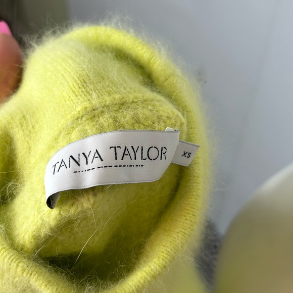 Tanya Taylor wool Turtle Neck Crop Top - Picture 2 of 3